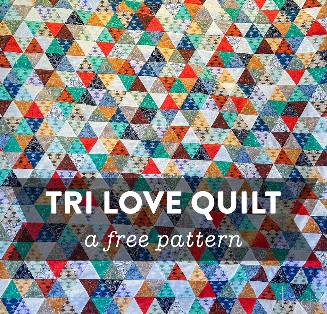 Tri Love Quilt by Lunden Designs