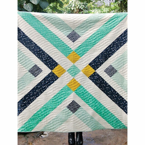 Retro Plaid Quilt by Suzy Williams