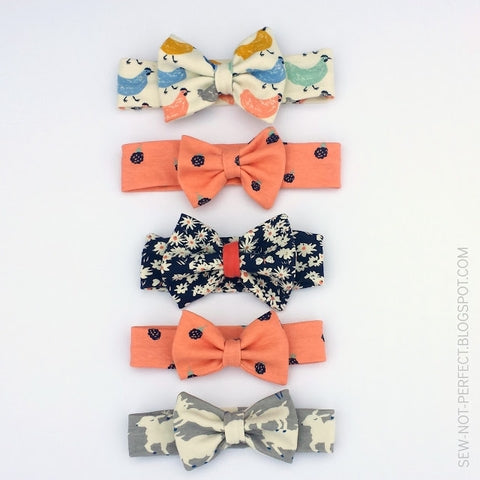Bow Headband Tutorial by Sew Not Perfect