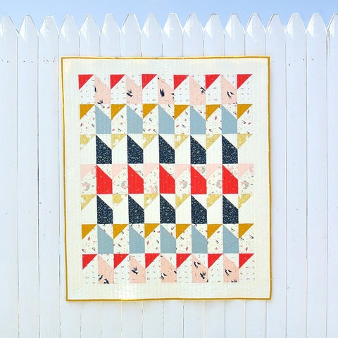 Little Houses Quilt by Suzy Quilts from Birch Fabrics
