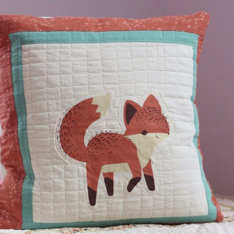 The Fox Says Pillow by Plum and June