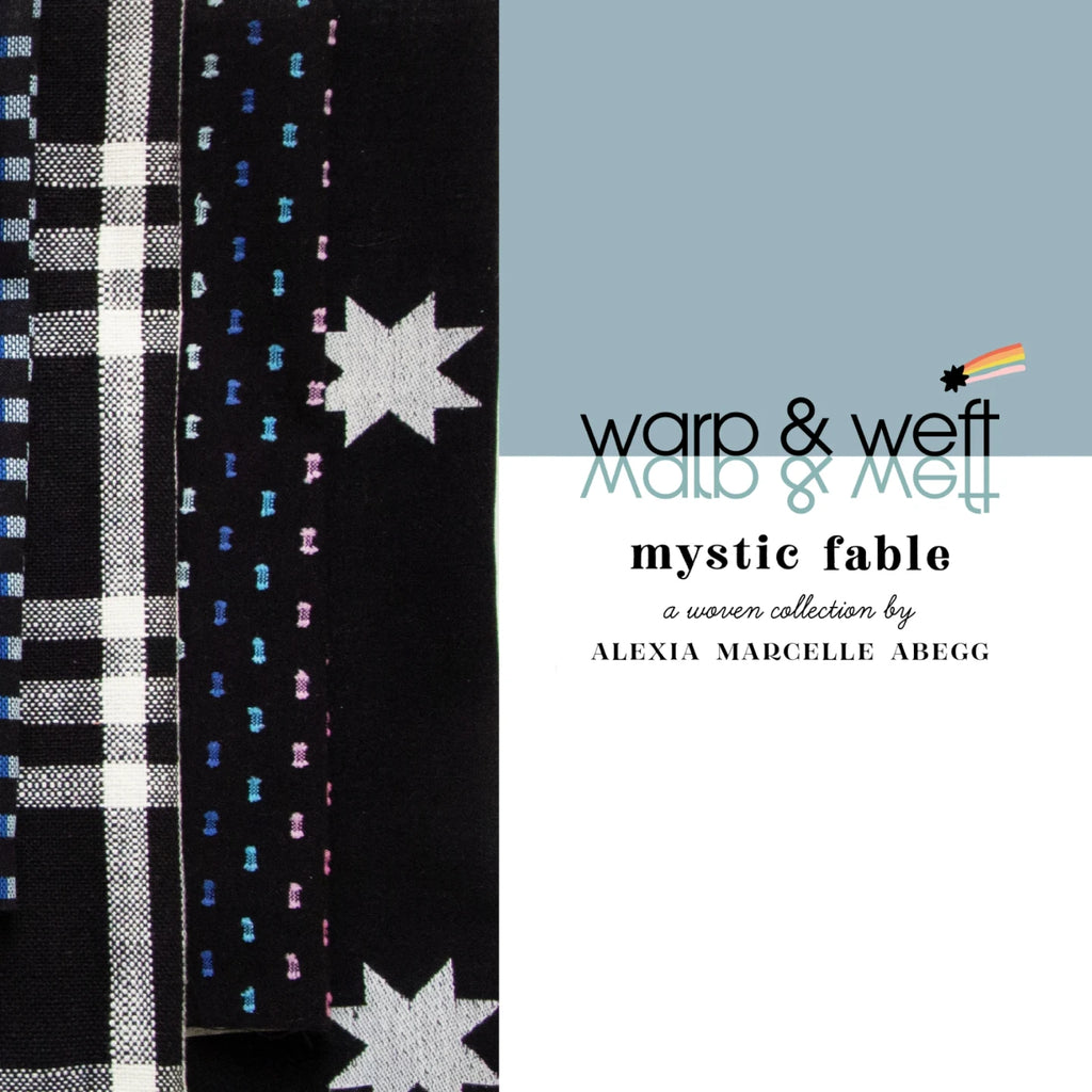 Quilt Star Black | Warp & Weft Mystic Fable by Alexia Marcelle Abegg