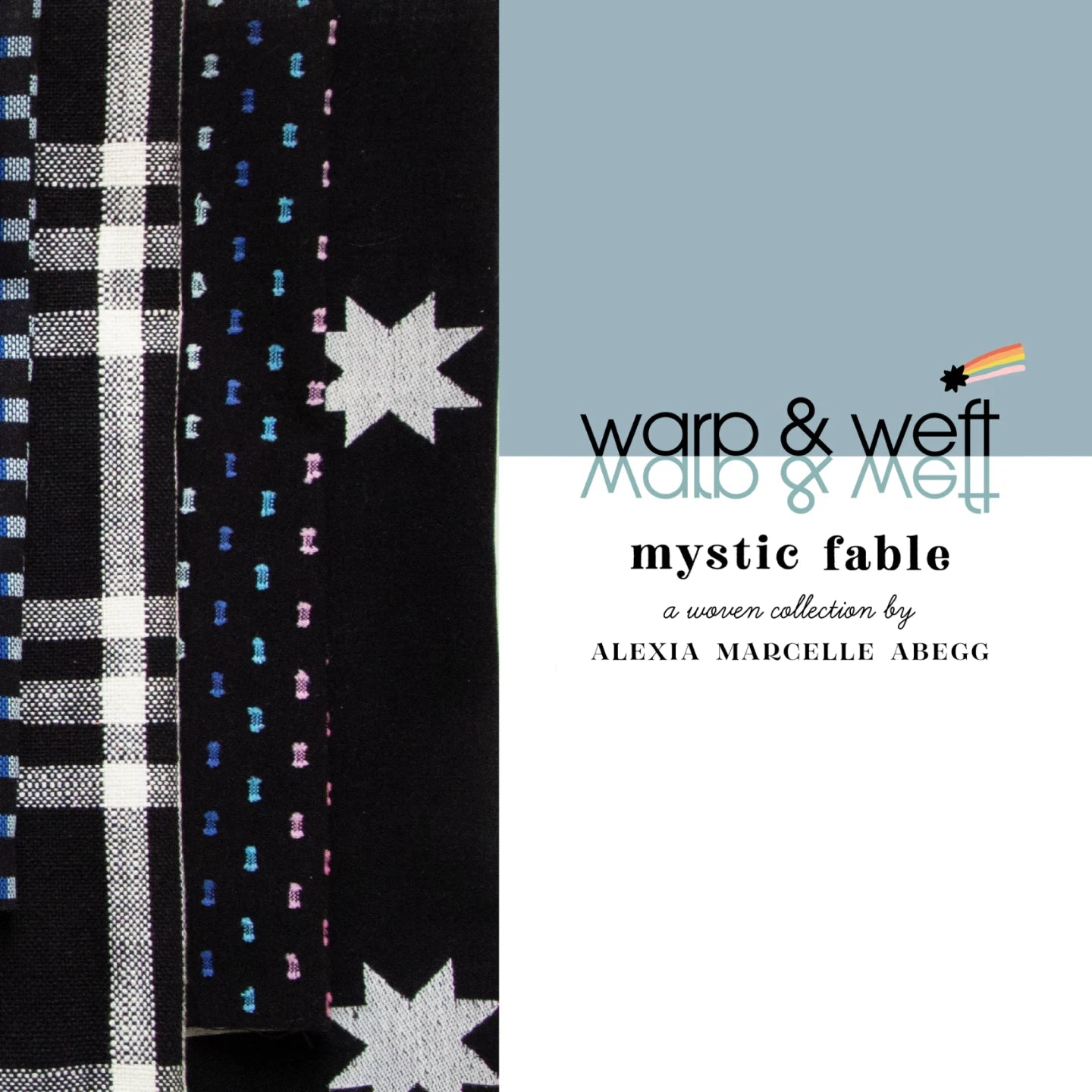 Quilt Star Black | Warp & Weft Mystic Fable by Alexia Marcelle Abegg