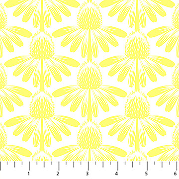 Coneflower Sun, Indelible Soft by Anna Maria for Northcott