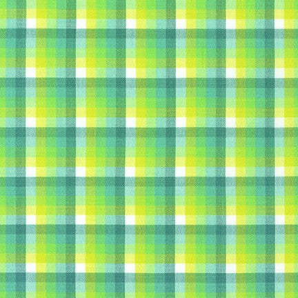 Check Check Sage | Kitchen Window Wovens by Elizabeth Hartman for Robert Kaufman – Quilting Cotton Fabric