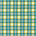 Nook Plaid Cyan | Kitchen Window Wovens by Elizabeth Hartman for Robert Kaufman – Quilting Cotton Fabric