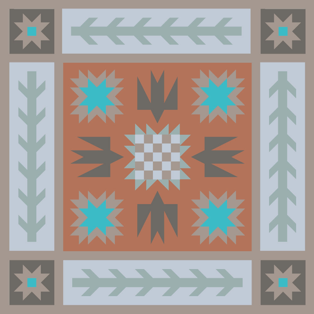 Artemis + Fowl Quilt Bundle - Sunkissed Turquoise