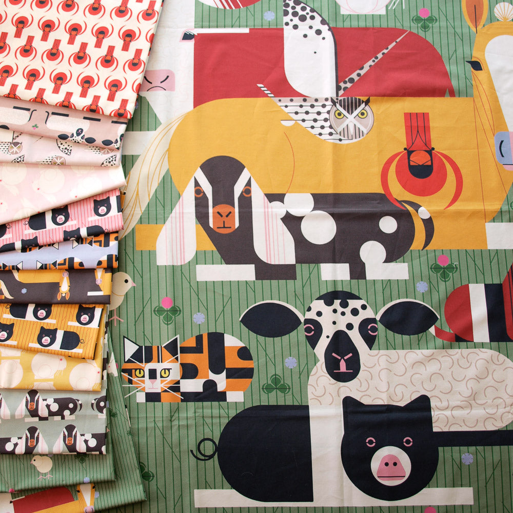 Charley Harper Best Friends Fat Quarter Bundle