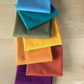 Fabricworm Boogie Van Bundle – 7 Birch Organic Solid Fabrics | Eco-Friendly Quilting Cotton