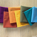 Fabricworm Boogie Van Bundle – 7 Birch Organic Solid Fabrics | Eco-Friendly Quilting Cotton