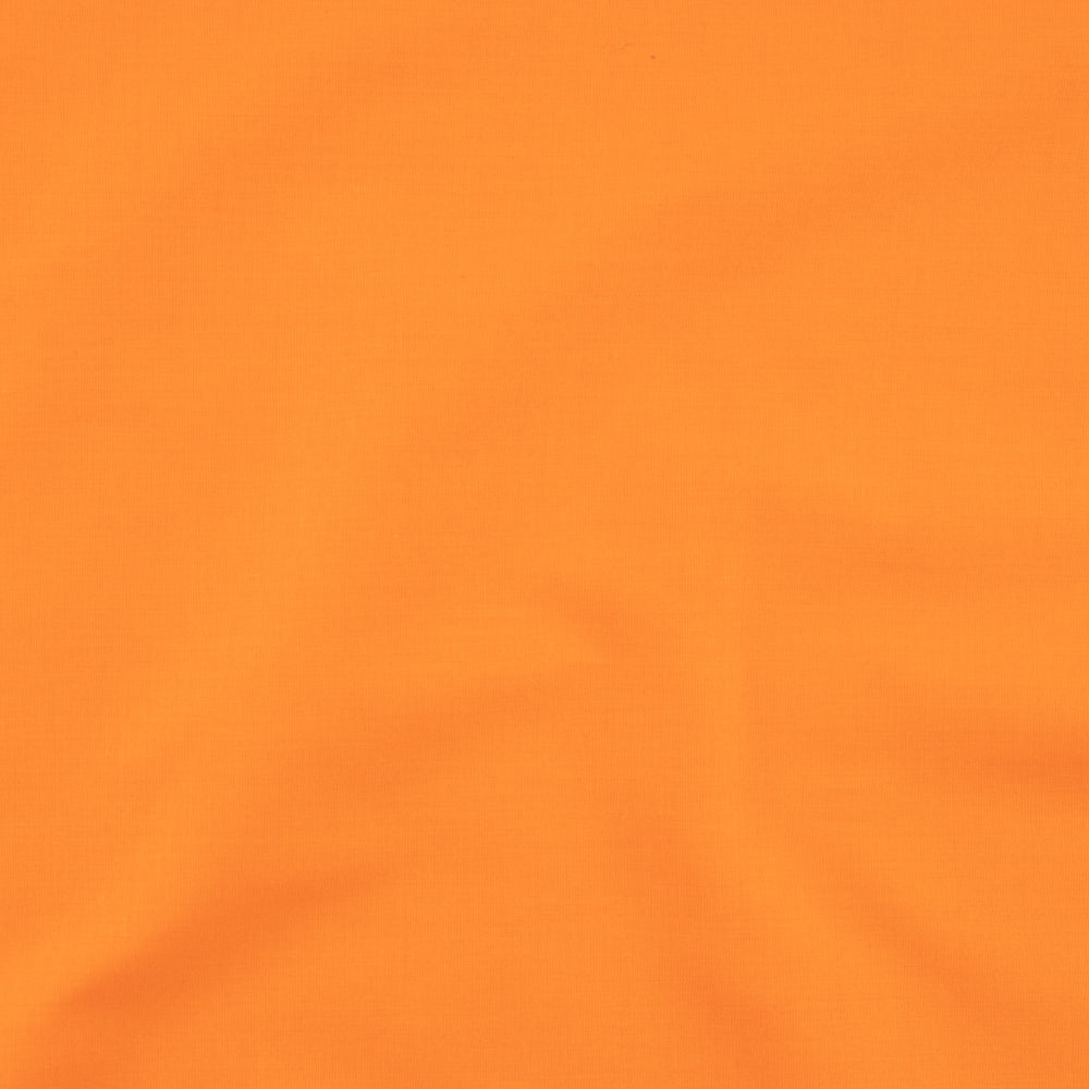 Bright Orange Solid Poplin, Mod Basics by Birch Organic Fabrics