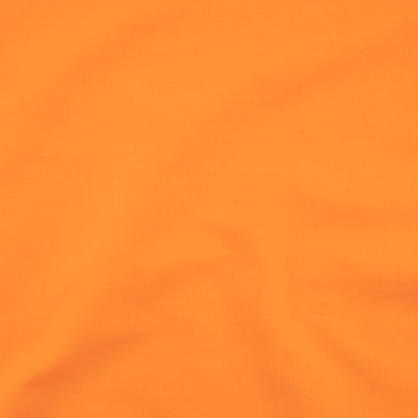 Bright Orange Solid Poplin, Mod Basics by Birch Organic Fabrics