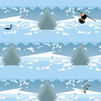 Charley Harper Glacier Bay CH-292-Glacier-Shore