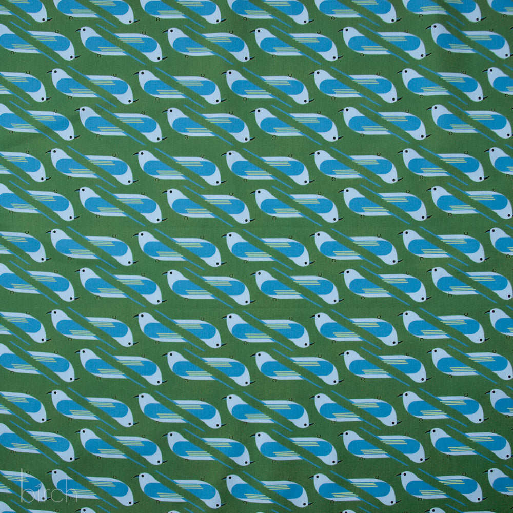Bluebird, Discovery Place by Charley Harper for Birch Organic