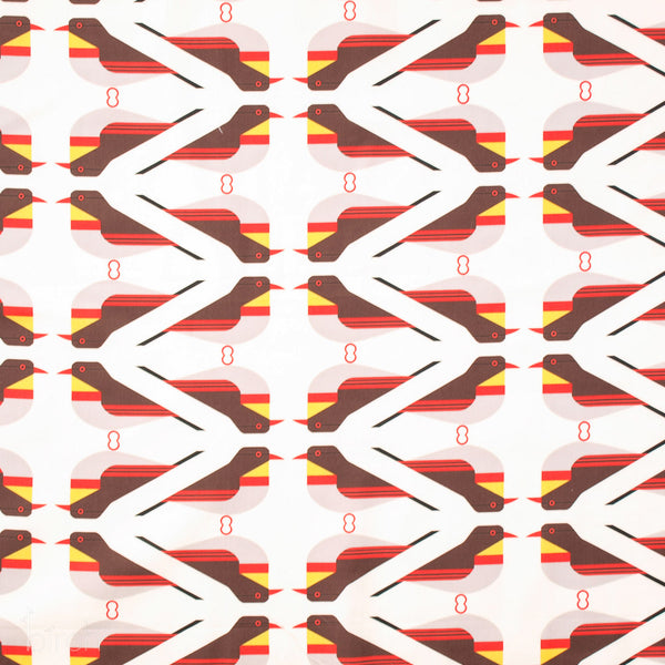 Red Billed Leothrix, Discovery Place by Charley Harper for Birch Organic
