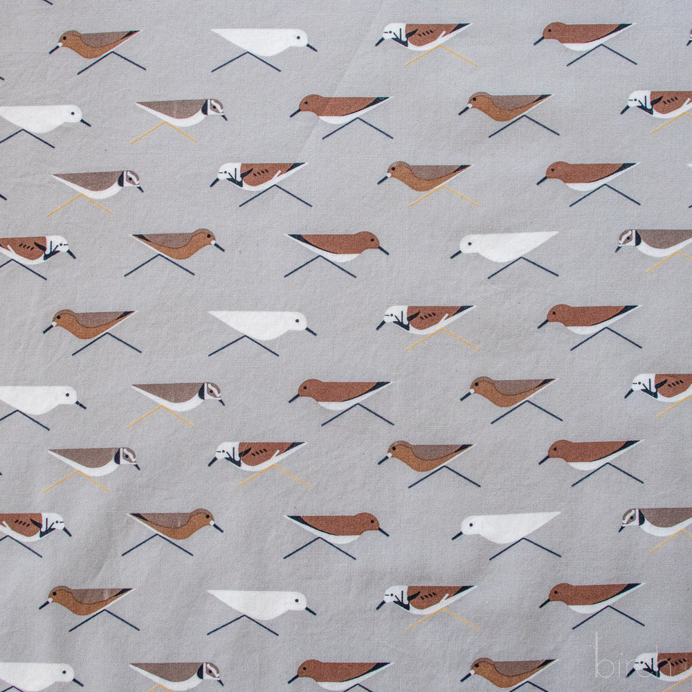 Sanderlings, Charley Harper Coastal Vol. 2 for Birch Organic Fabrics