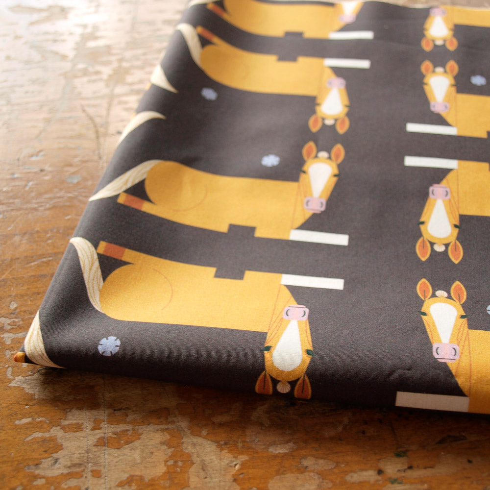 CH-379 Resting Horse Brown Charley Harper Best Friends-7