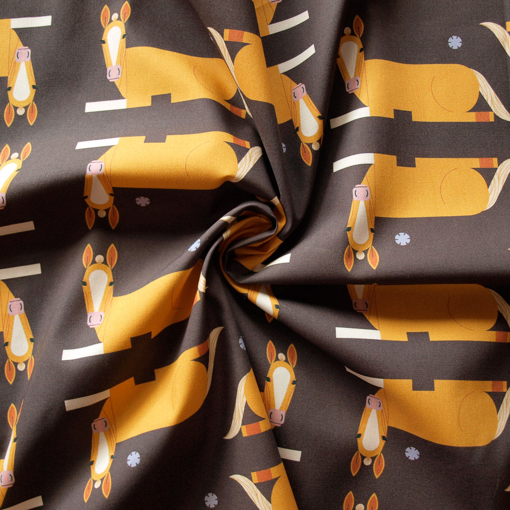 CH-379 Resting Horse Brown Charley Harper Best Friends-7