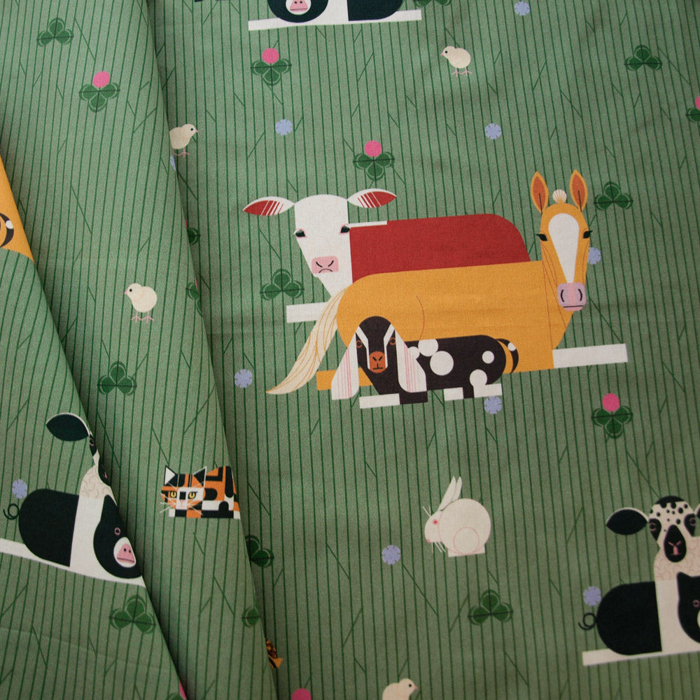 The Pasture Charley Harper Best Friends