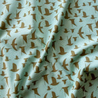 Maritime Birds Seagrass, Charley Harper Coastal Vol. 2 for Birch Organic Fabrics