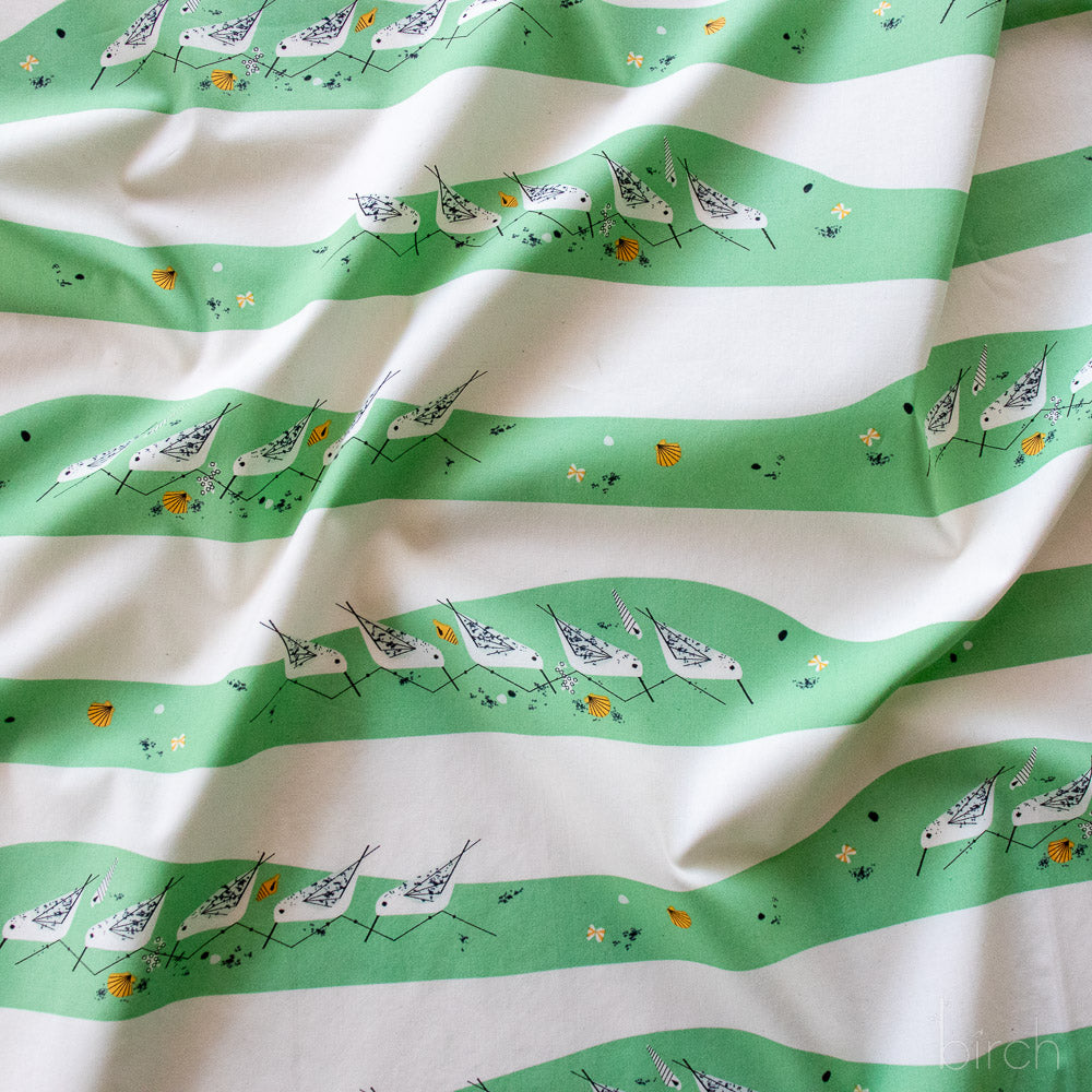 Strollin and Patrolin, Charley Harper Coastal Vol. 2 for Birch Organic Fabrics