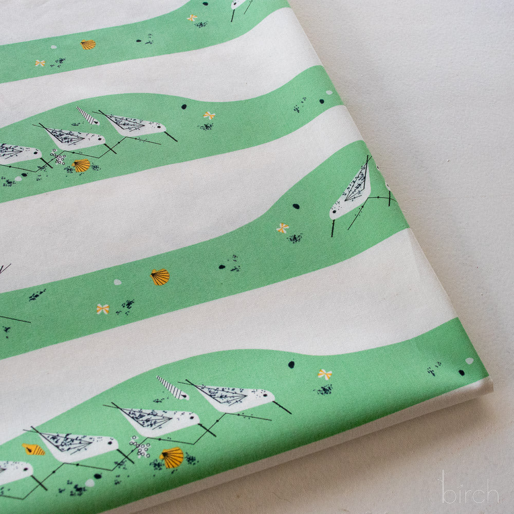 Strollin and Patrolin, Charley Harper Coastal Vol. 2 for Birch Organic Fabrics