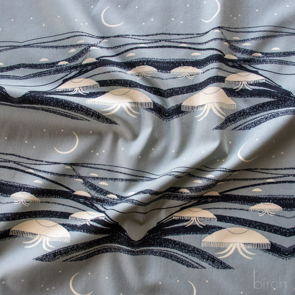 Moonjellies, Charley Harper Coastal Vol. 2 for Birch Organic Fabrics