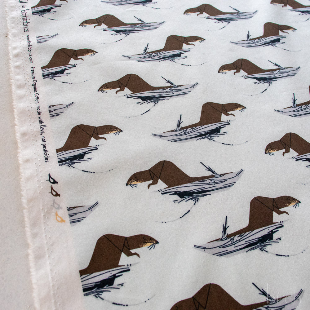 Tree Otter, Charley Harper Coastal Vol. 2 for Birch Organic Fabrics