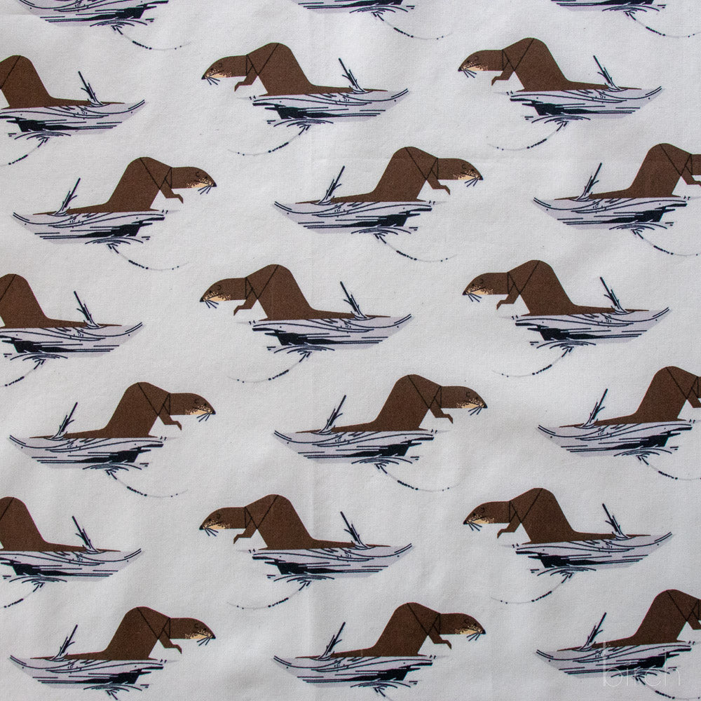 Tree Otter, Charley Harper Coastal Vol. 2 for Birch Organic Fabrics