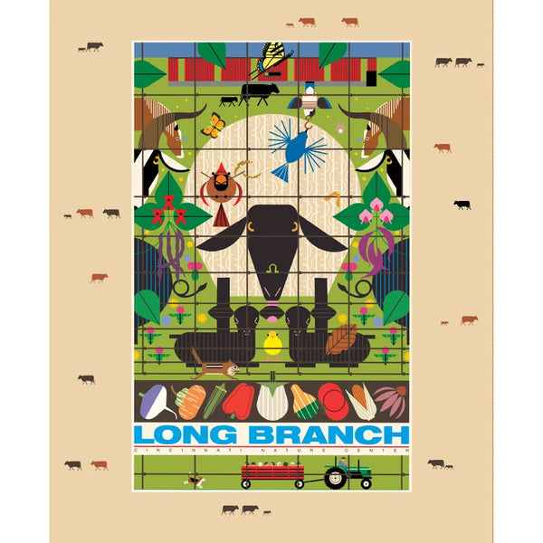 Charley Harper Long Branch - Long Branch Poster Panel