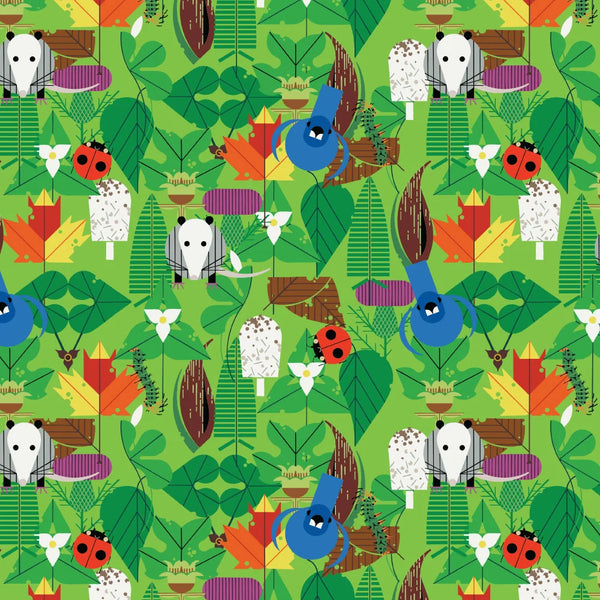 Charley Harper Shaker Lakes - Foliage Critters
