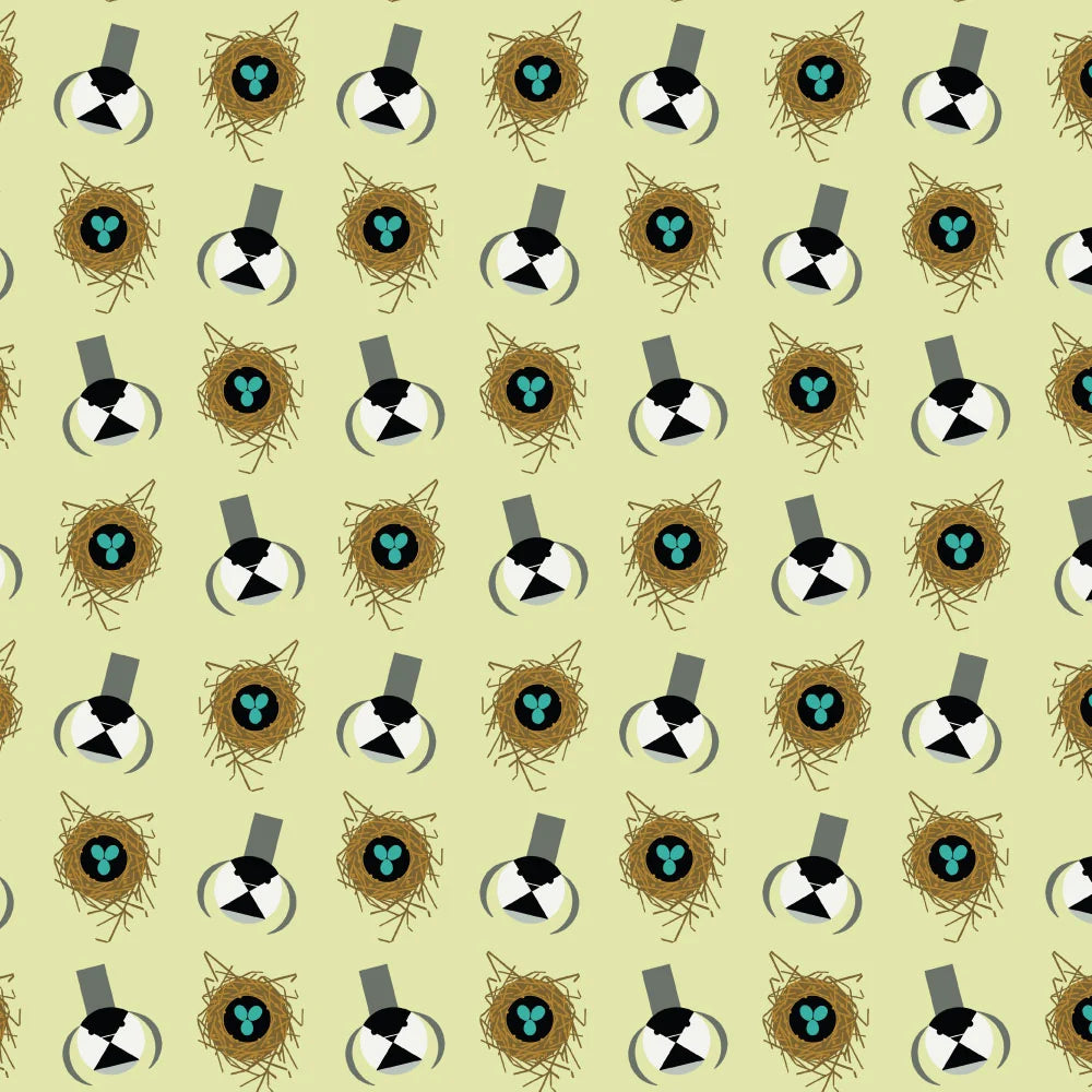 Charley Harper Shaker Lakes - Chickadee and Nest