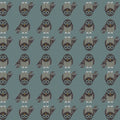 Charley Harper Shaker Lakes - Barred Owl