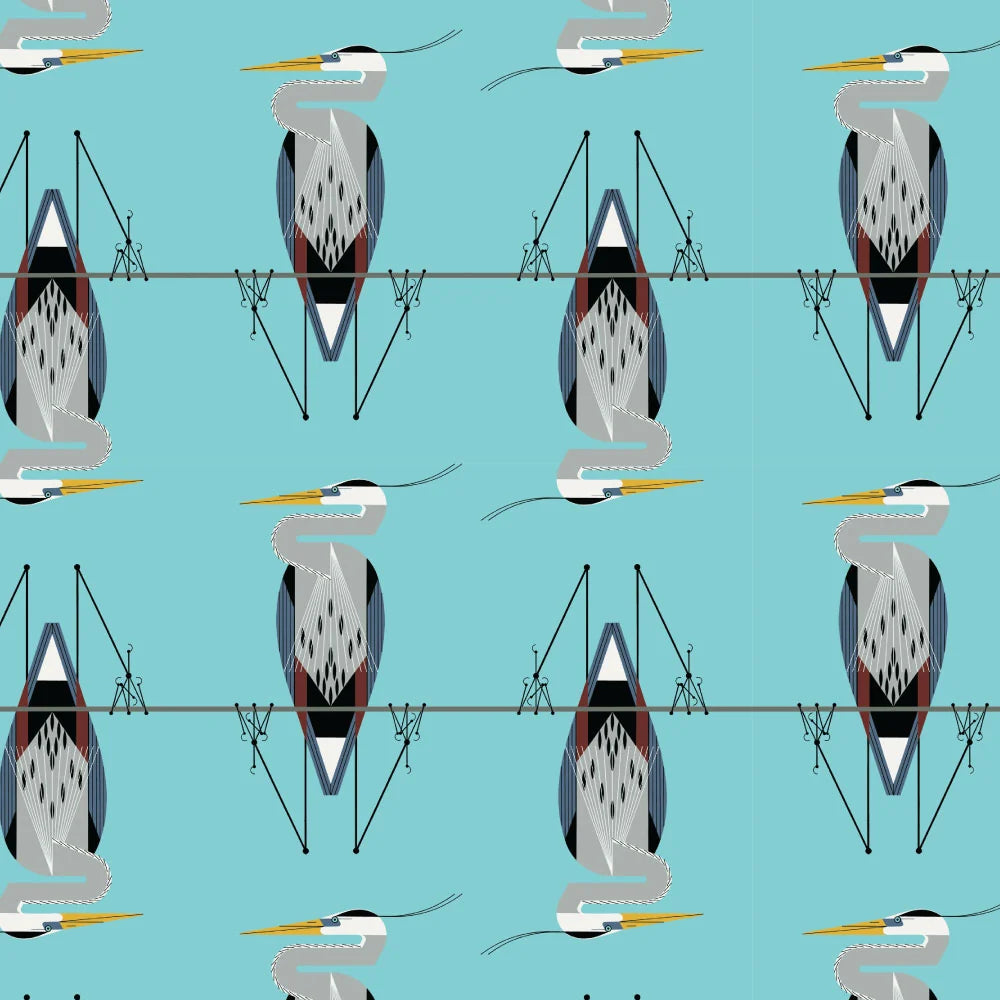 Charley Harper Shaker Lakes - Cranes