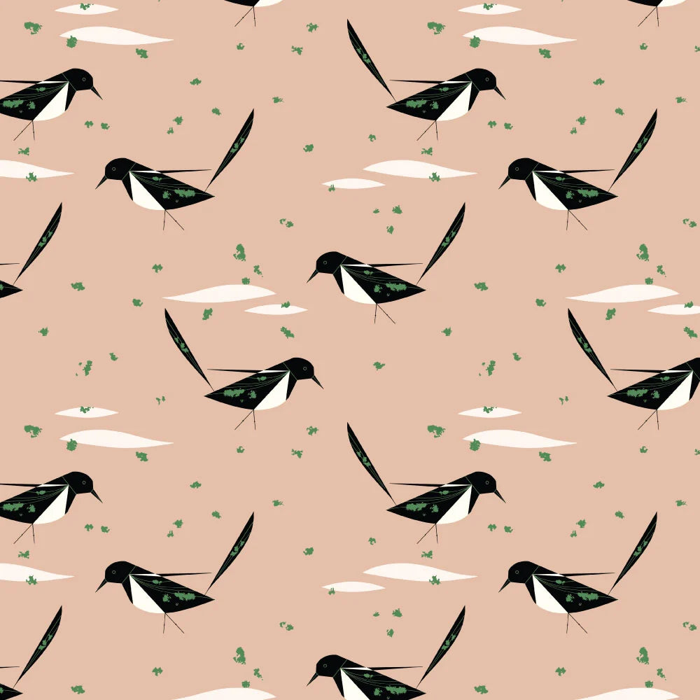 Charley Harper Western Birds - Mini Black Billed Magpie
