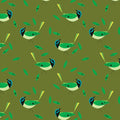 Charley Harper Western Birds - Mini Green Jay