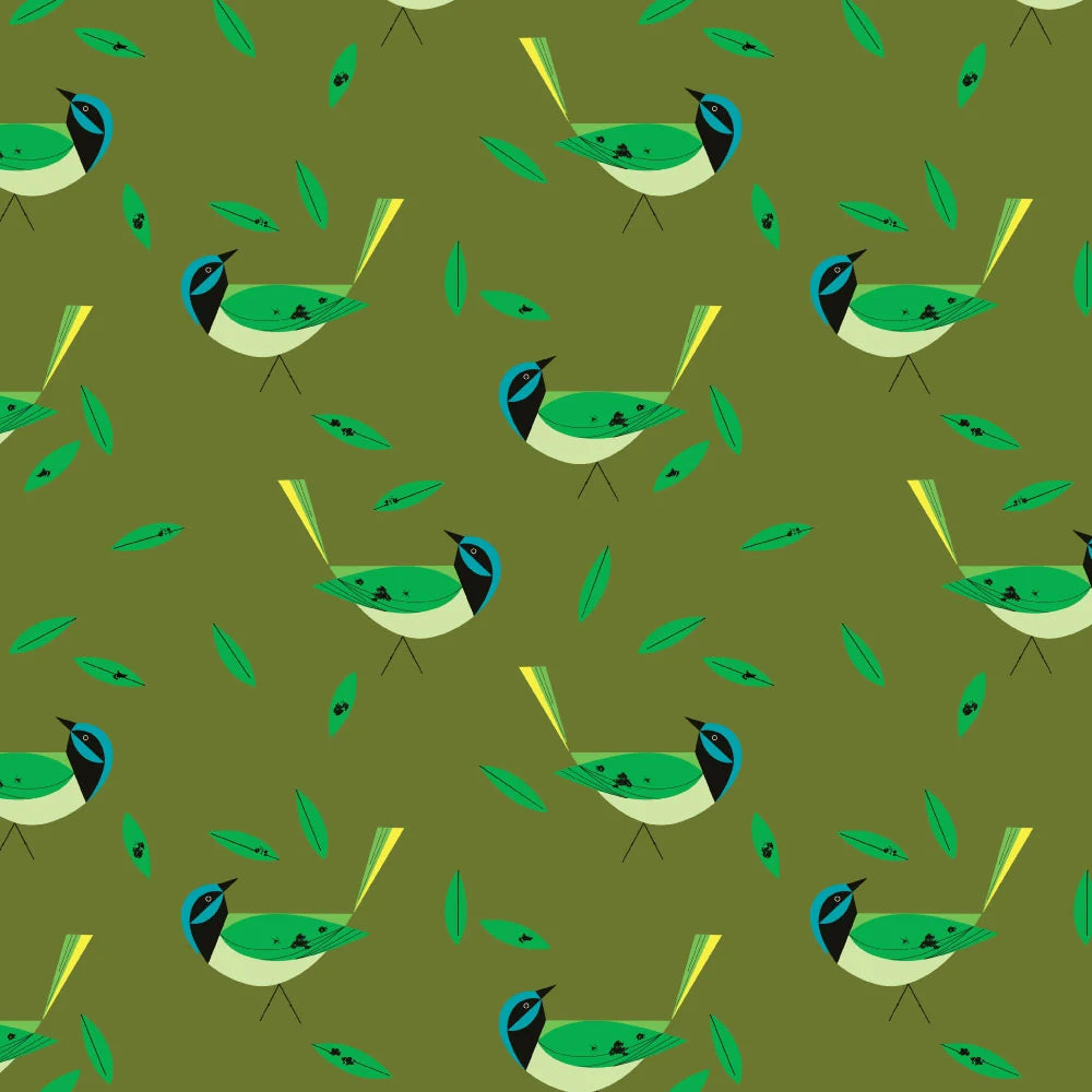 Charley Harper Western Birds - Mini Green Jay
