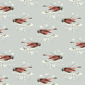 Charley Harper Western Birds - Mini Gray Crowned Rosy Finch