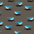 Charley Harper Western Birds - Mini Mountain Bluebird