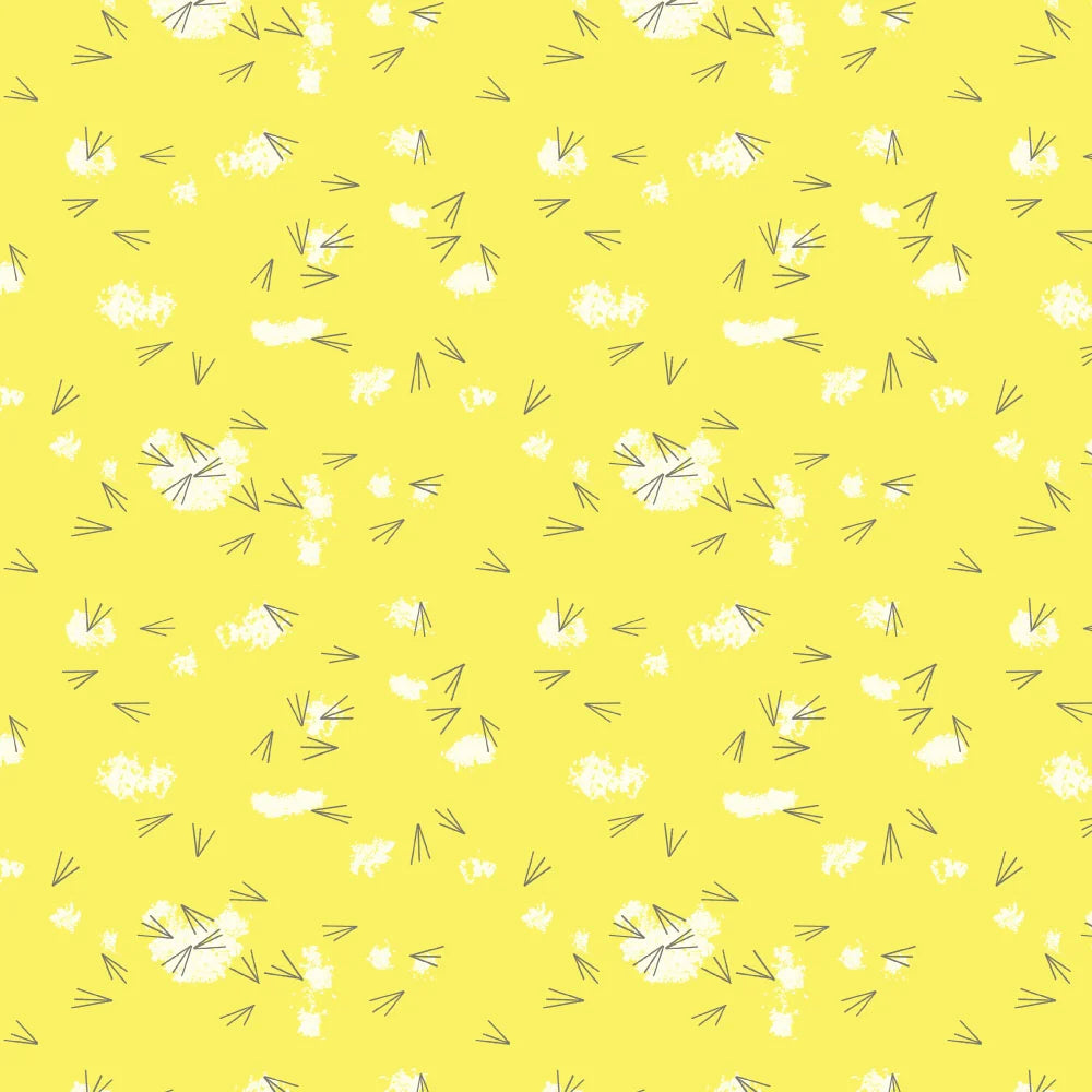 Charley Harper Western Birds - Mini Tracks Yellow