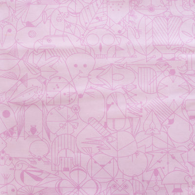 Charley Harper End Papers Basic Cotton Candy