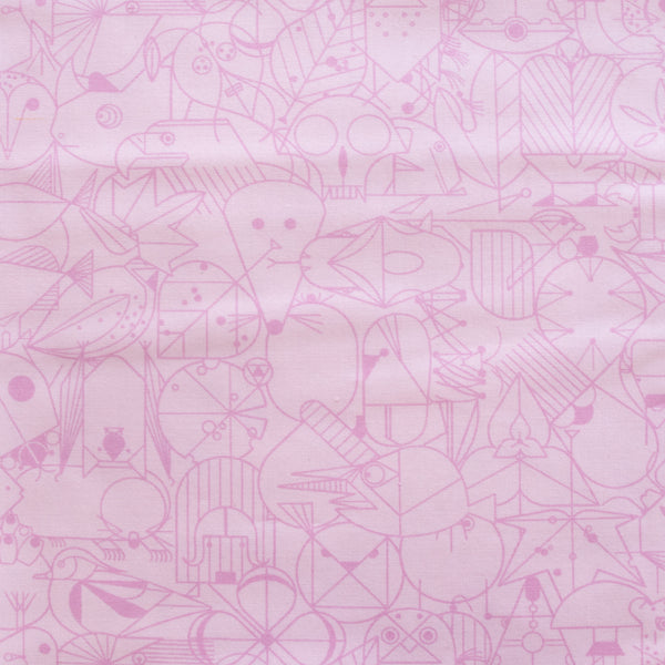Charley Harper End Papers Basic Cotton Candy
