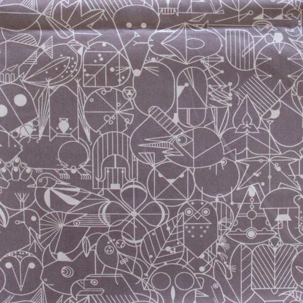 Charley Harper End Papers Basic Ruffled Feathers
