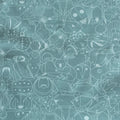 Charley Harper End Papers Basic Seafoam