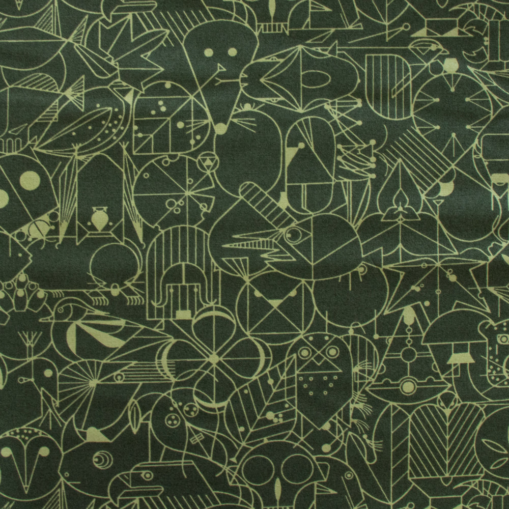 Charley Harper End Papers Basic Thicket