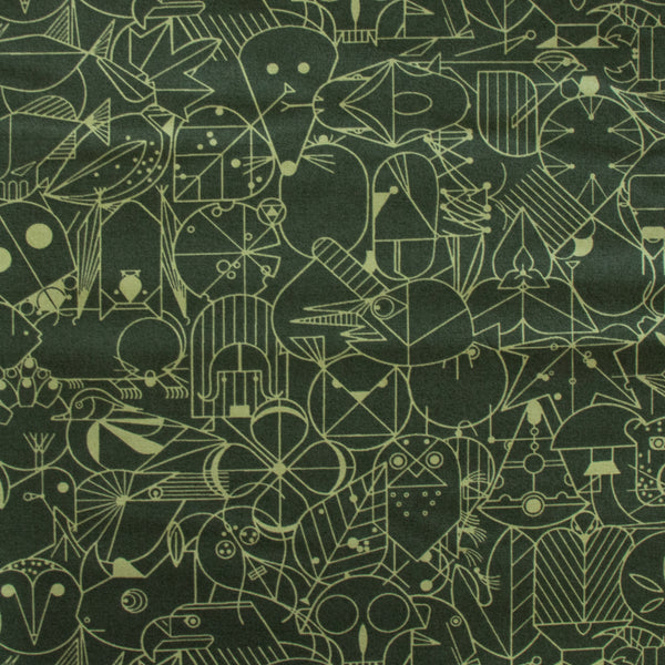 Charley Harper End Papers Basic Thicket