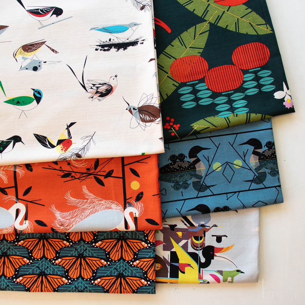 Charley Harper Iconic Barkcloth