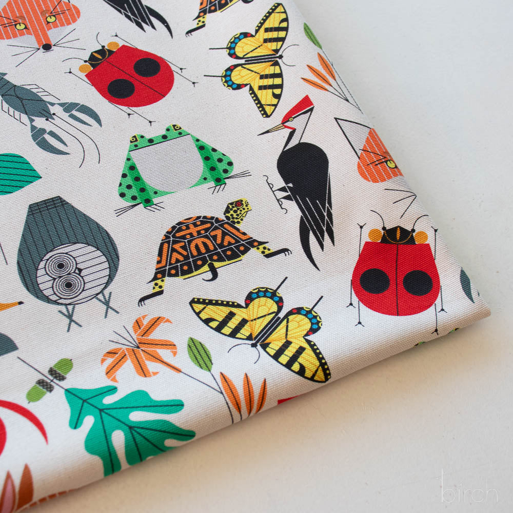 Space For All Species Canvas, Charley Harper Iconic Vol. 2 for Birch Organic Fabrics