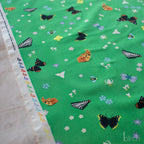 Kaleidoscope of Wonder Green, Charley Harper Woodland Wonder for Birch Organic Fabrics