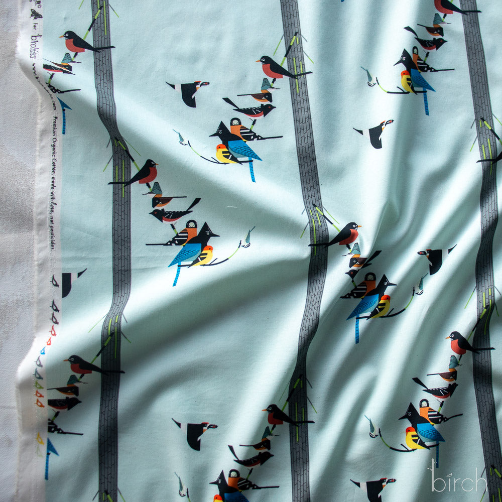 Birds on Pine, Charley Harper Sierra Range